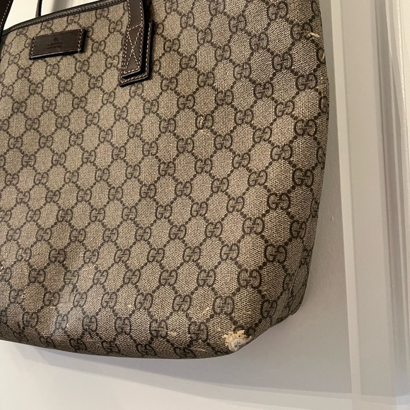 Authentic Gucci Brown Tote Bag - Picture 3 of 9